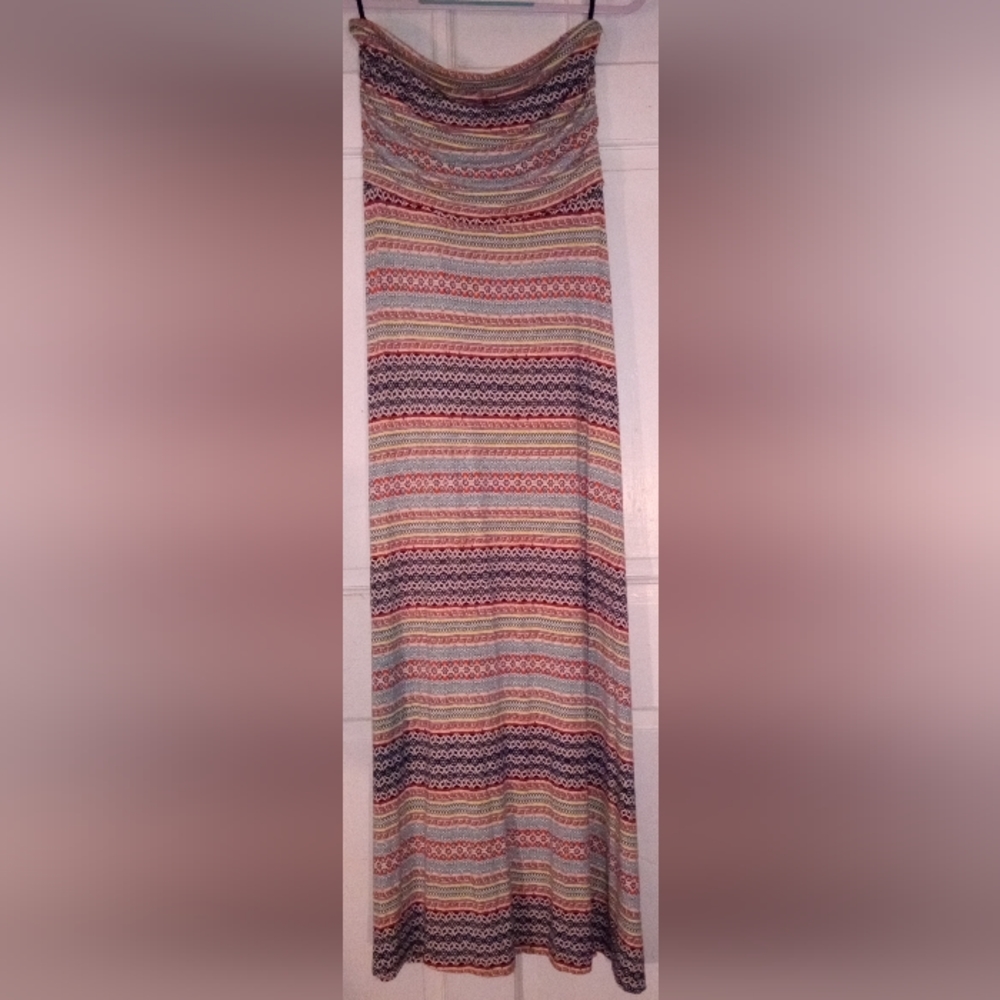 The Limited Strapless Stretchy Boho Dress-Size M-Worn once!!